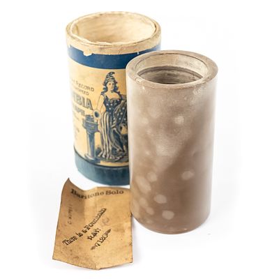 Columbia Brown Wax Cylinder Record 7120. Columbia brown wax cylinder record, catalog number 7120 