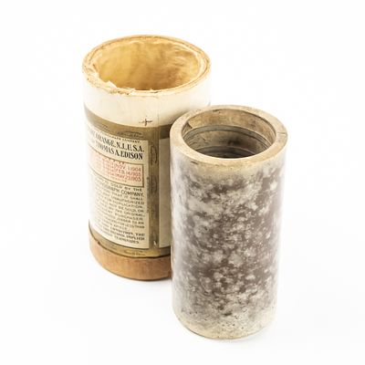 Columbia Brown Wax Cylinder 4186. Columbia brown wax cylinder 4186 “Because” by George J. 
