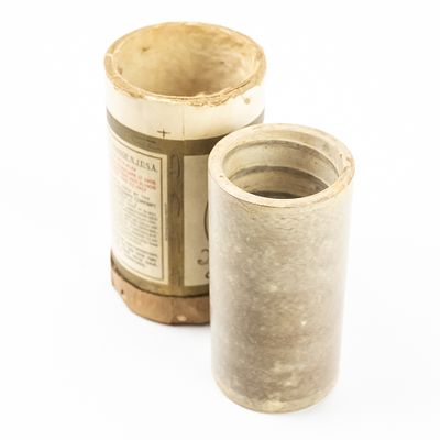 Brown Wax Cylinder Record - Guantotto. Brown wax cylinder record of, I Love Her Just The same 