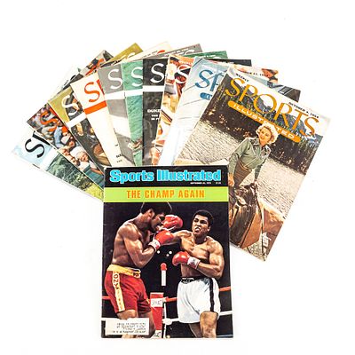 (11) 1954 1955 1978 Sports Illustrated Magazines. Sports Illustrated vintage assortment 