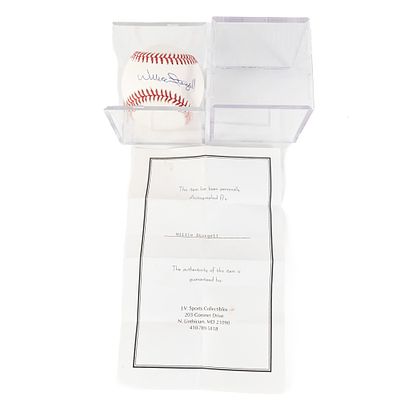 Willie Stargell Autographed Rawlings NL Baseball. Willie Stargell Autographed Rawlings Official 