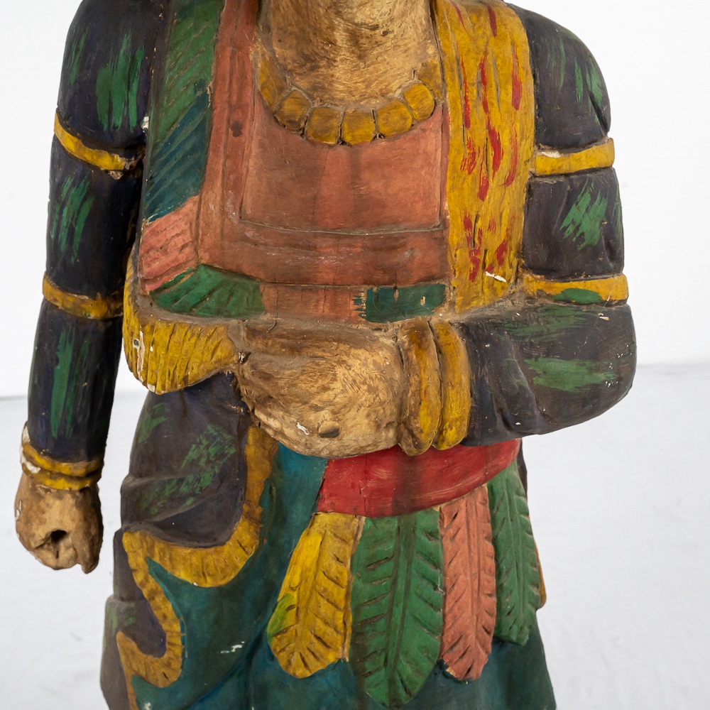 Cigar Store Advertising Wood Indian