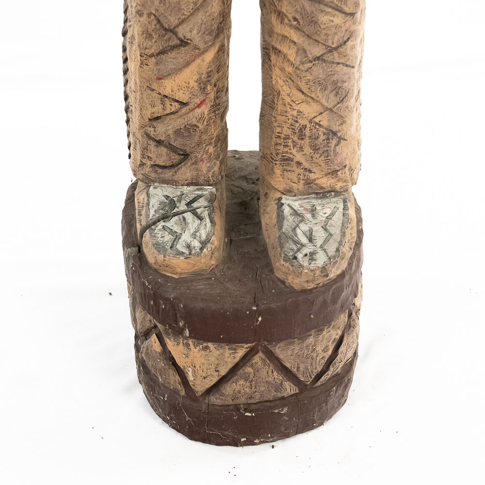 Hand-Carved Frank Gallagher Cigar Indian