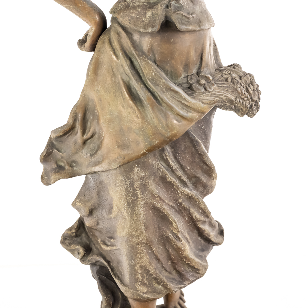 Art Nouveau Young Woman Sculpture