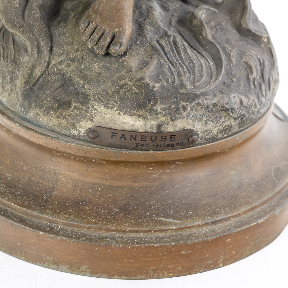 Art Nouveau Young Woman Sculpture
