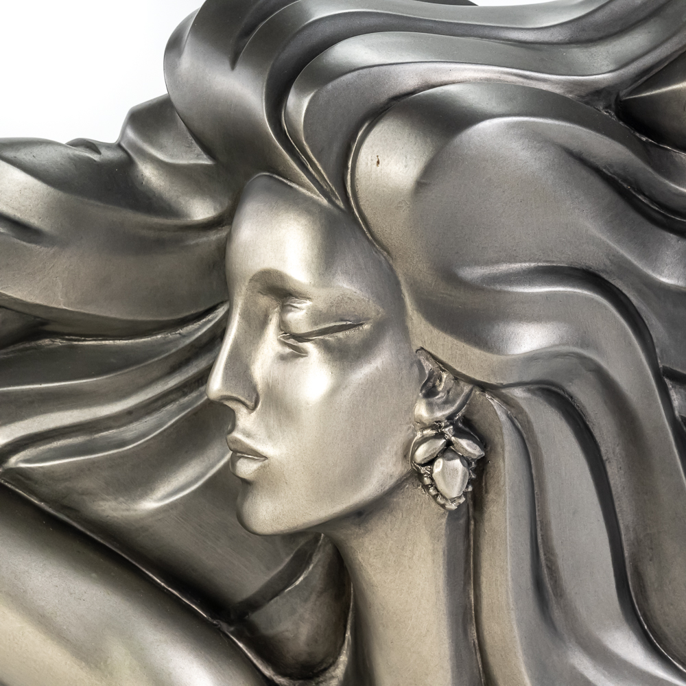 "The Model" Art Deco-Style Bust Sculpture