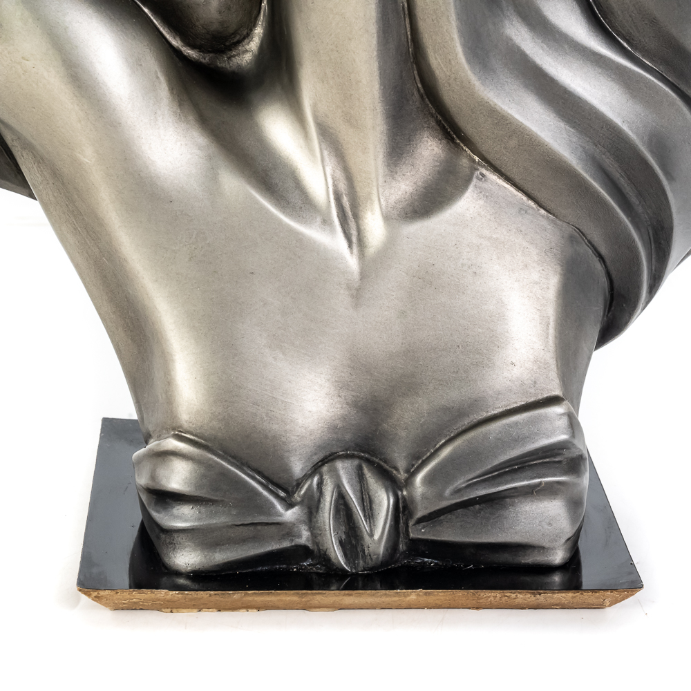 "The Model" Art Deco-Style Bust Sculpture