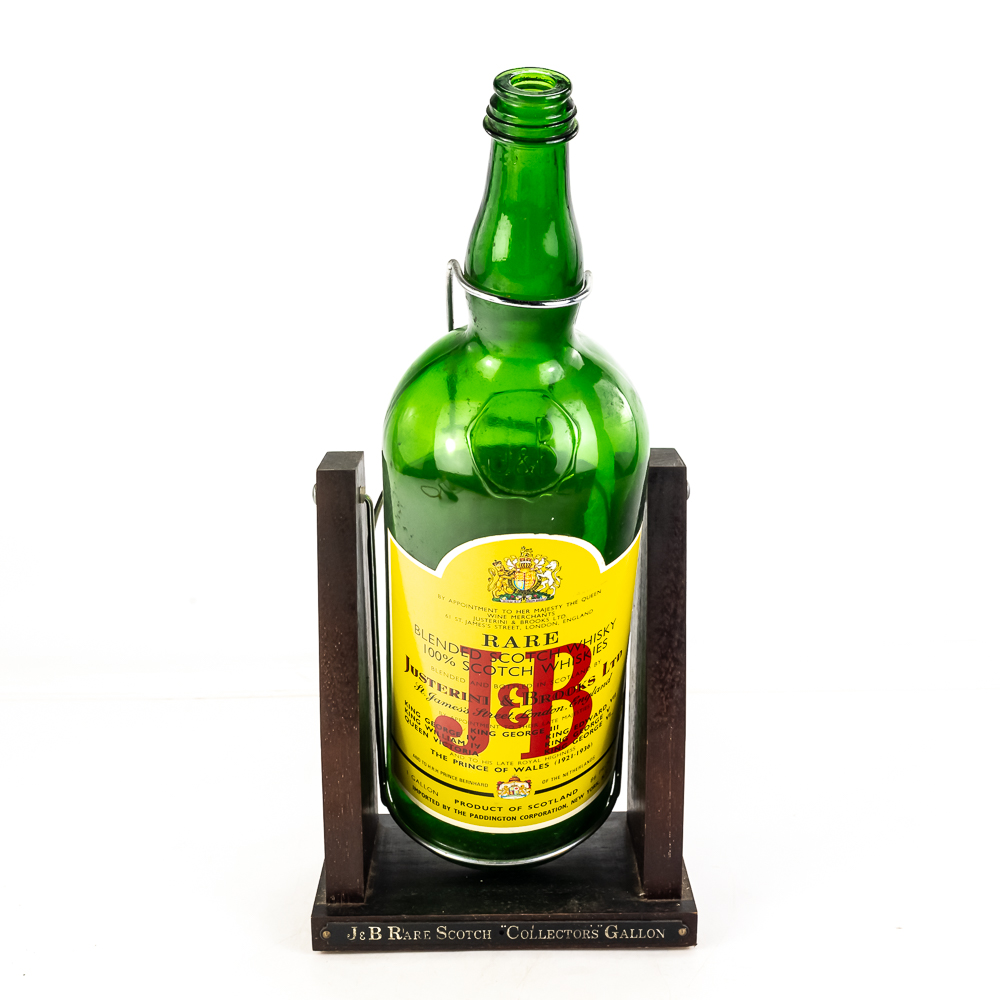 Vintage J&B Rare Blended 1-Gallon Display Bottle