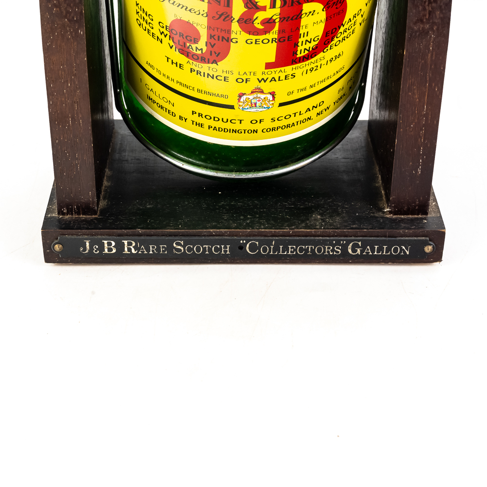 Vintage J&B Rare Blended 1-Gallon Display Bottle