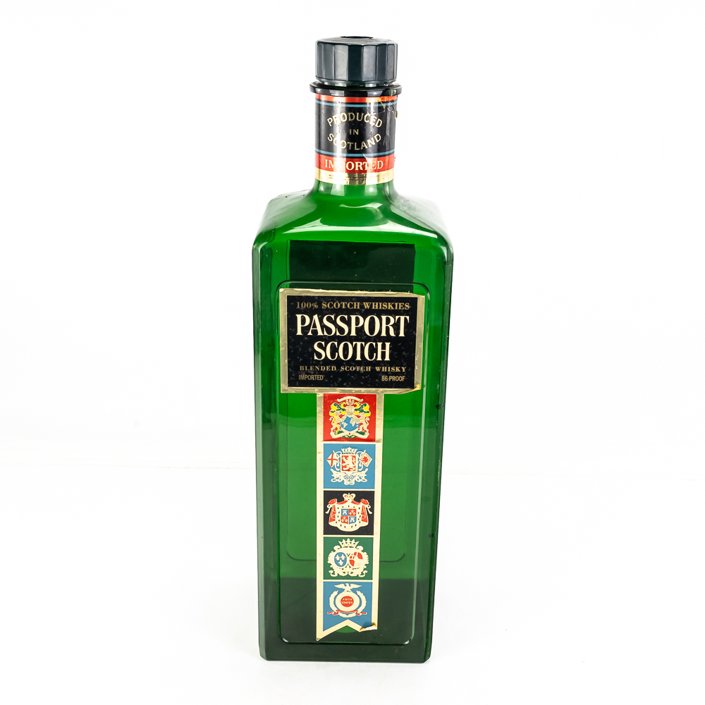 Vintage Passport Scotch Giant Bottle Display