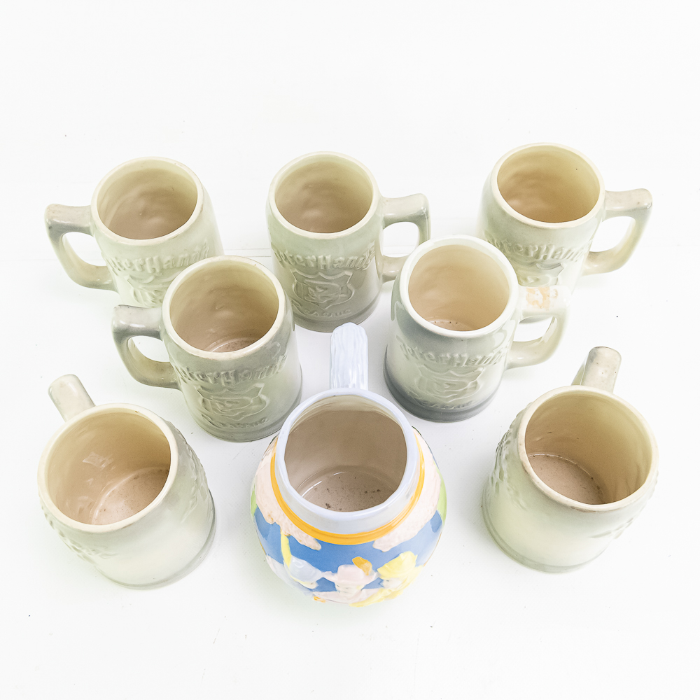(7) Vintage Peter Hand's Reserve Beer Steins