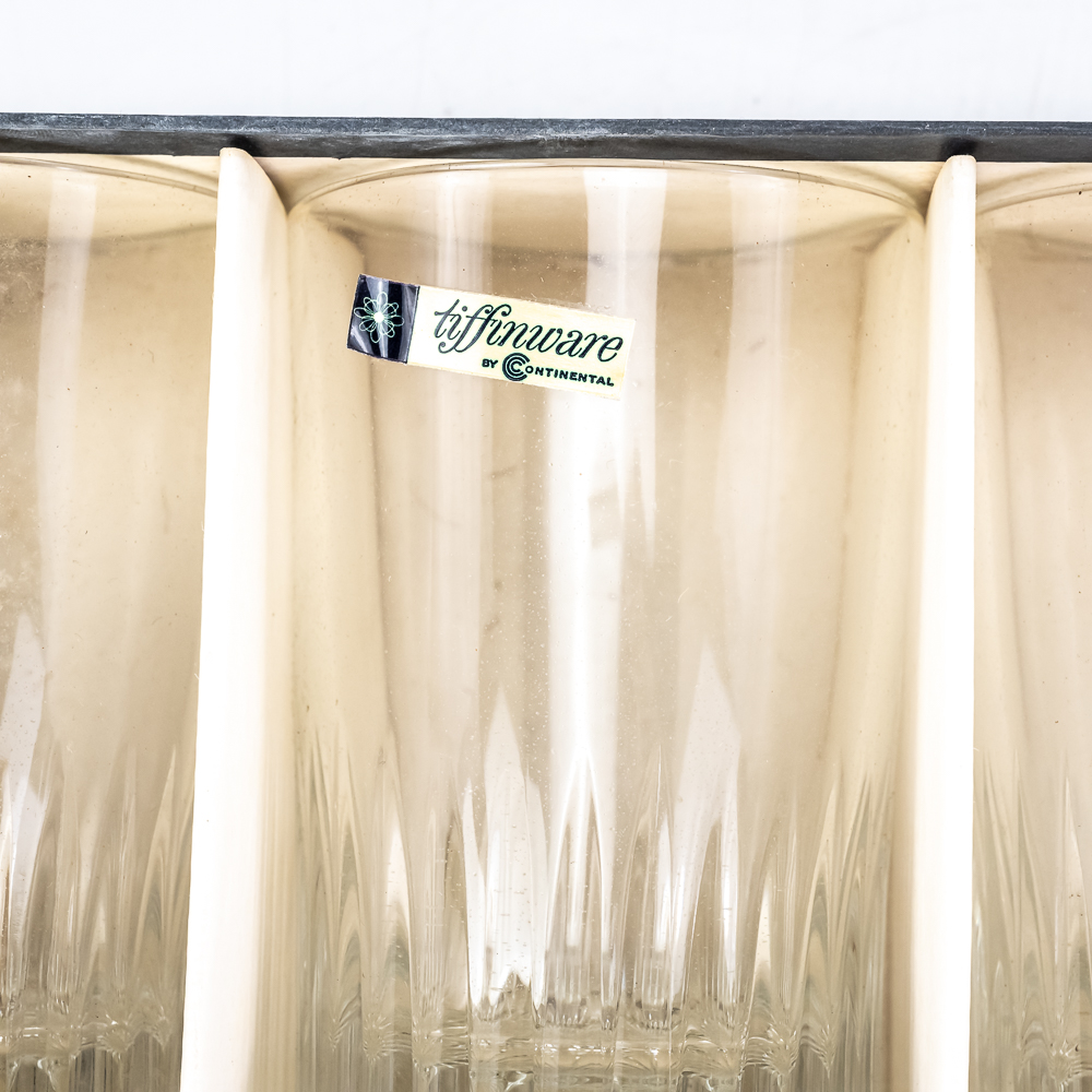 Set of Eight Tiffinware Cut Glass Tumblers