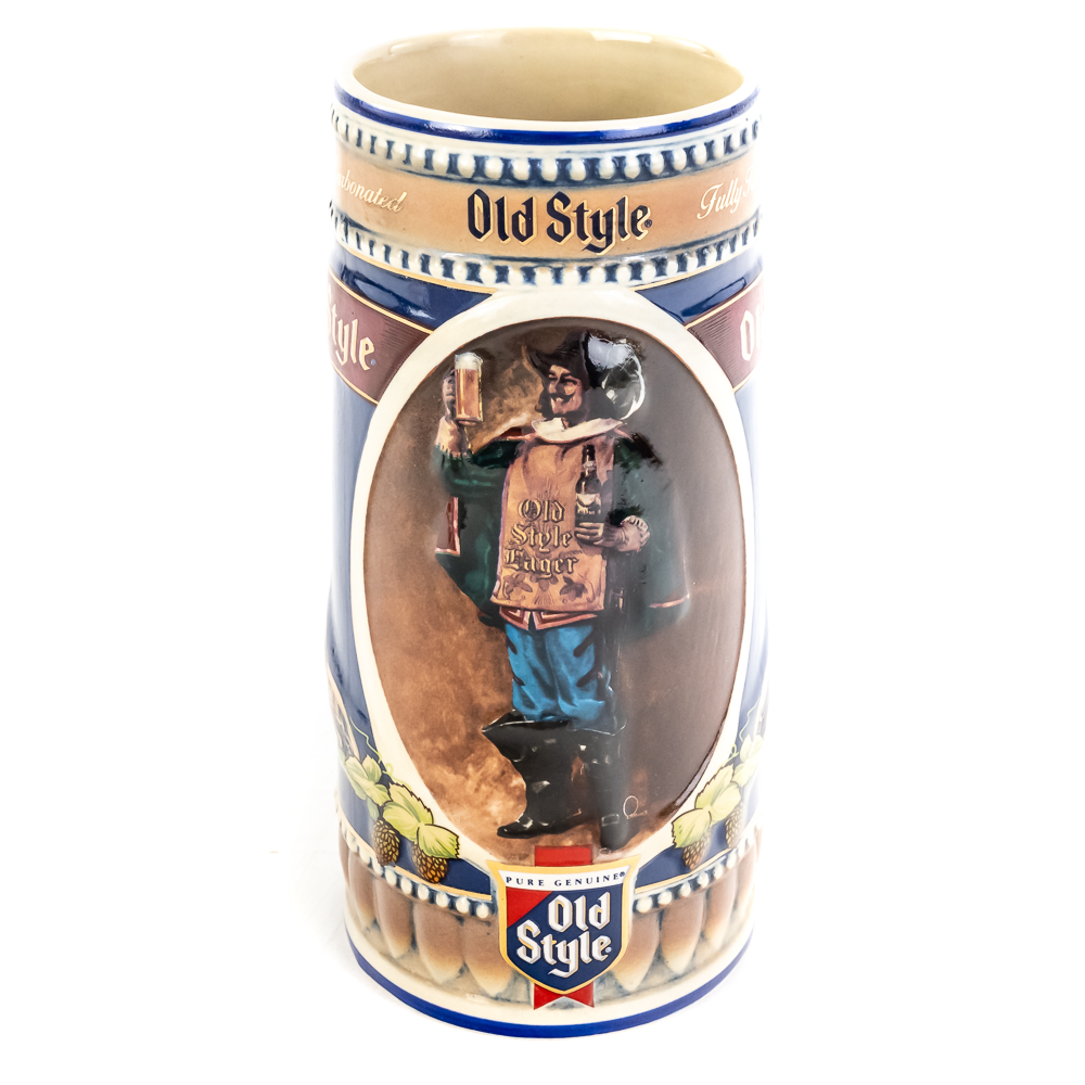 1990 Limited Edition Old Style Beer Stein
