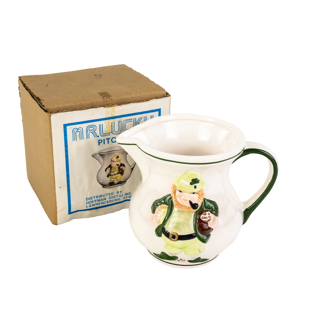 Vintage 1978 Hoffman "Mr. Lucky" Drink Pitcher