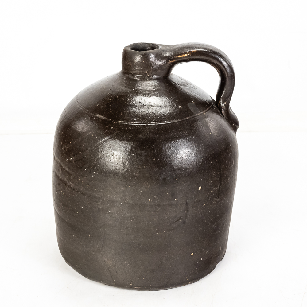 Antique "Beehive" Stoneware Jug 9"