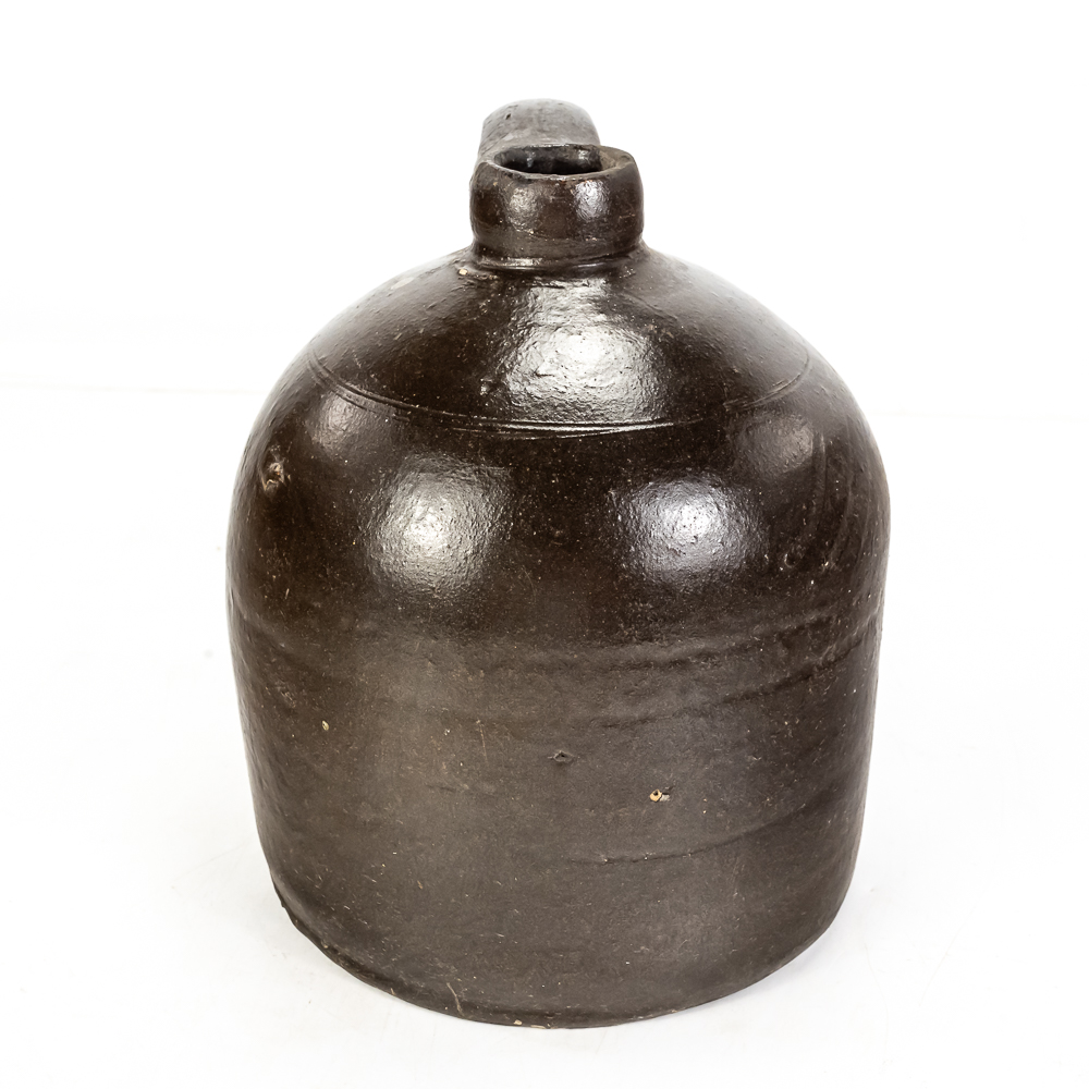 Antique "Beehive" Stoneware Jug 9"