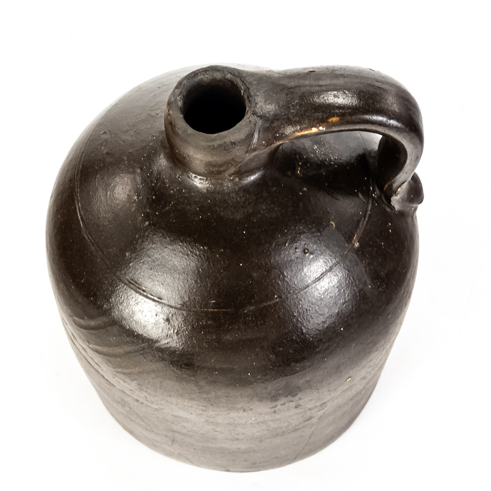 Antique "Beehive" Stoneware Jug 9"