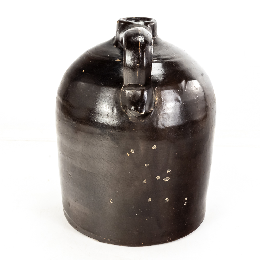 Antique "Beehive" Stoneware Jug 11"