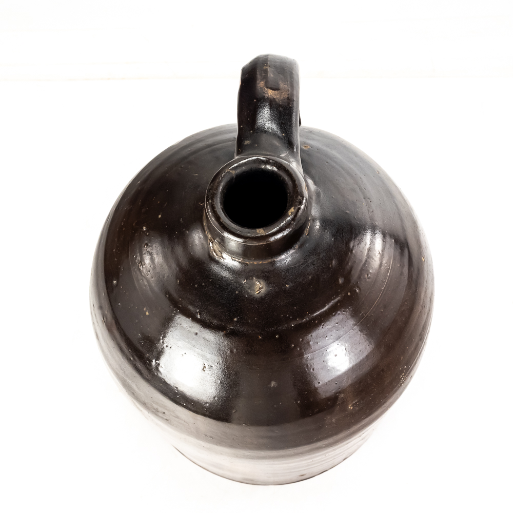 Antique "Beehive" Stoneware Jug 11"