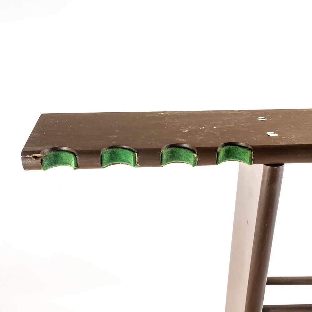 Billiards Cue Rack/Scorekeeper Combo Unit