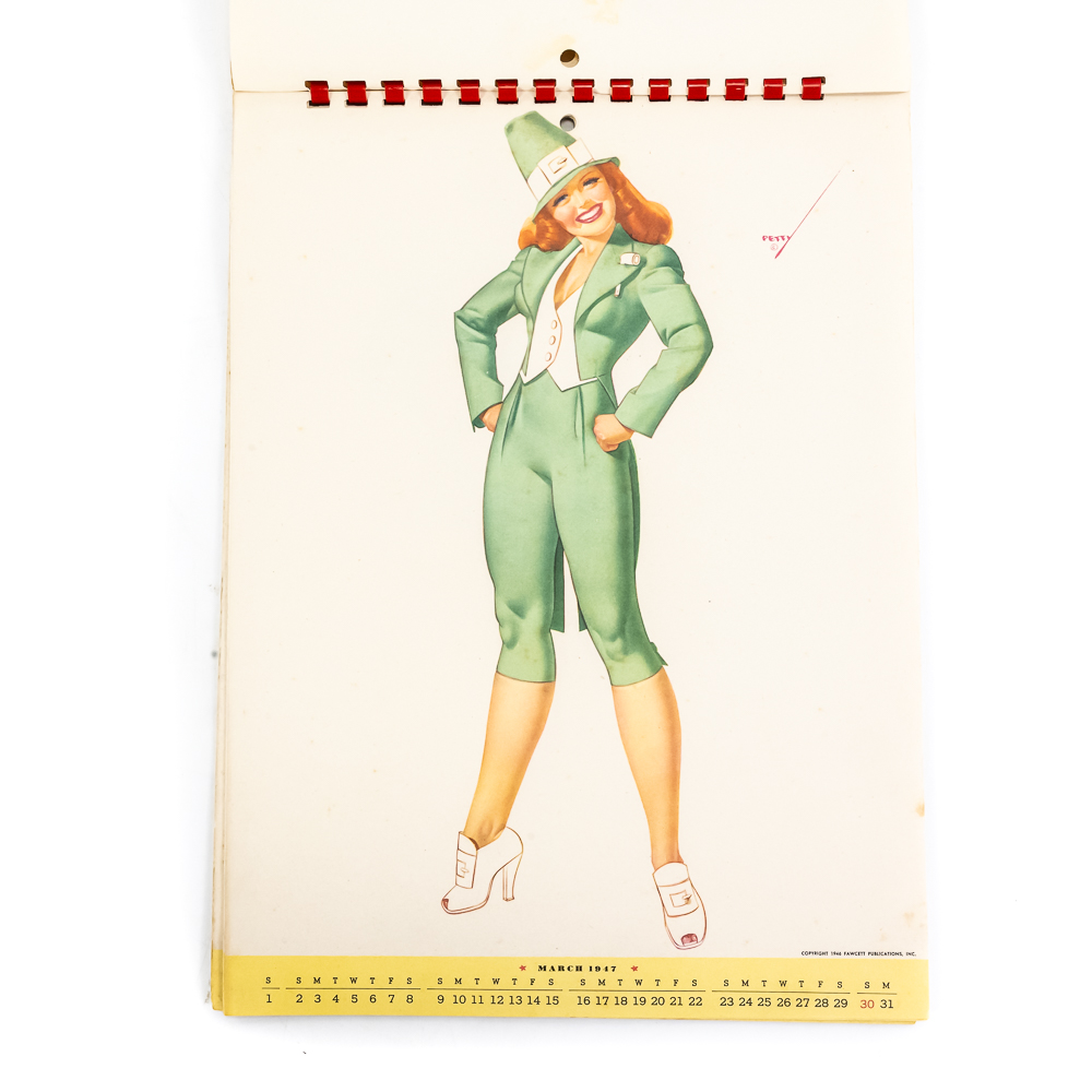 1947 George Petty & 1948 Esquire Glamour Calendar