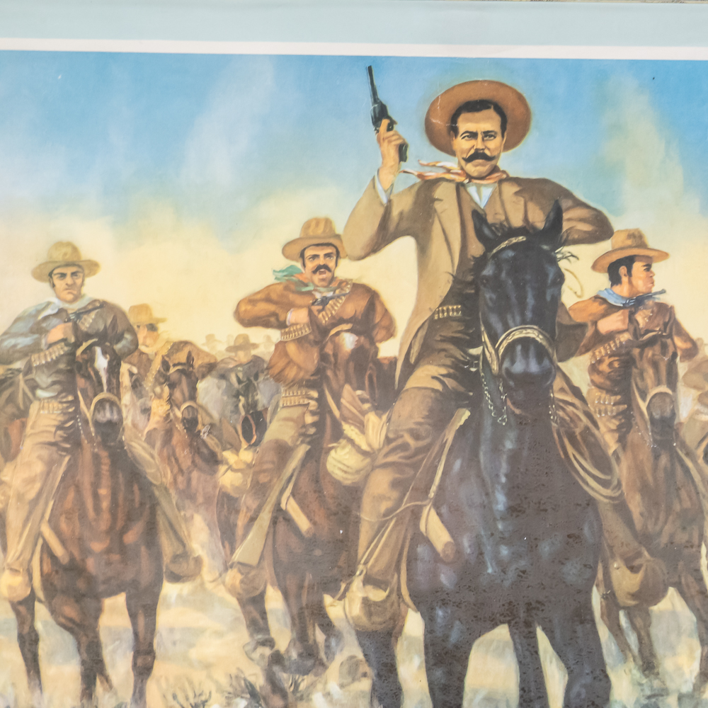 Vintage 1960 Mexican Calendar Advertisement Poster