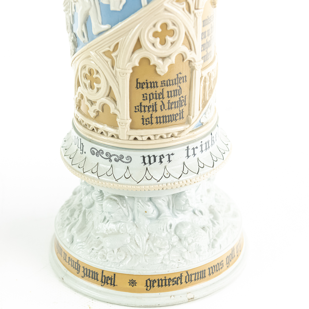 Pair Mettlach Pokals