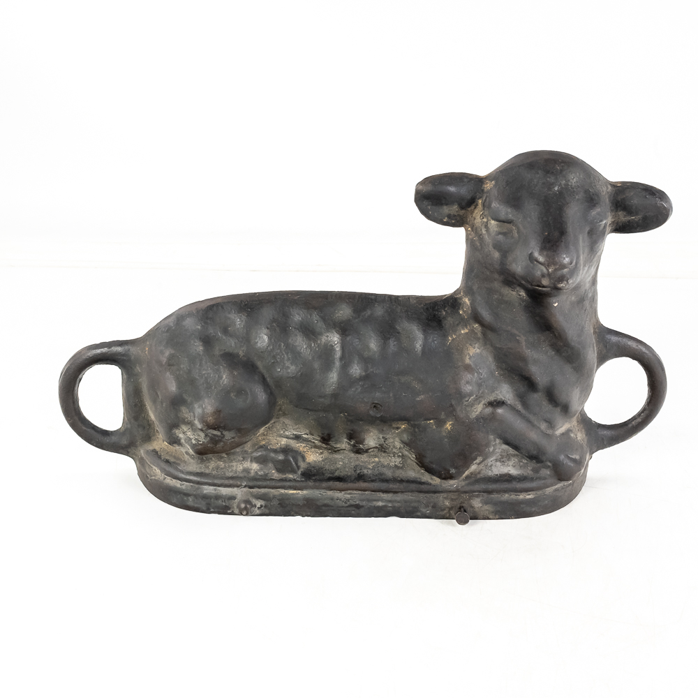 Vintage Cast Iron Lamb Cake Mold