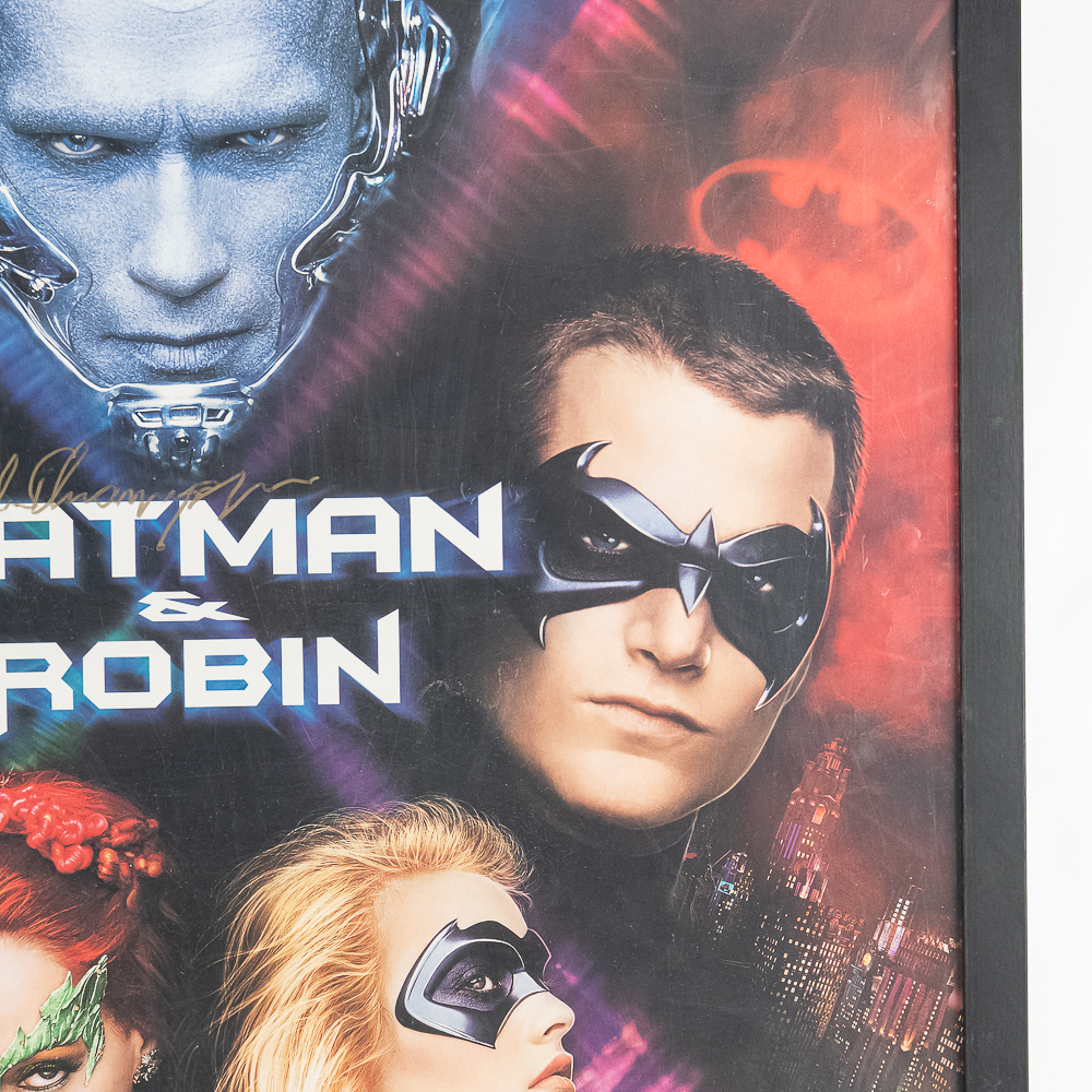 Arnold Schwarzenegger Signed Batman & Robin Poster