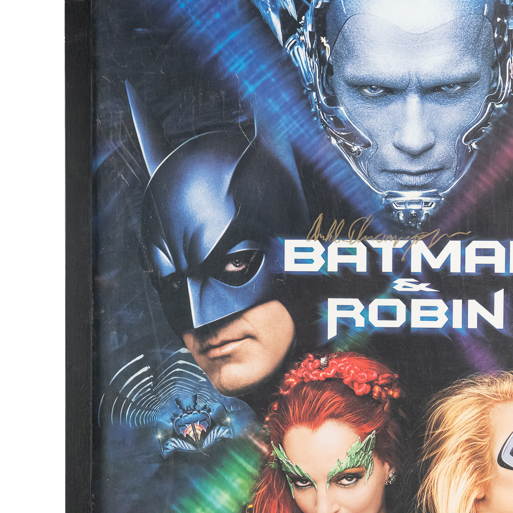 Arnold Schwarzenegger Signed Batman & Robin Poster