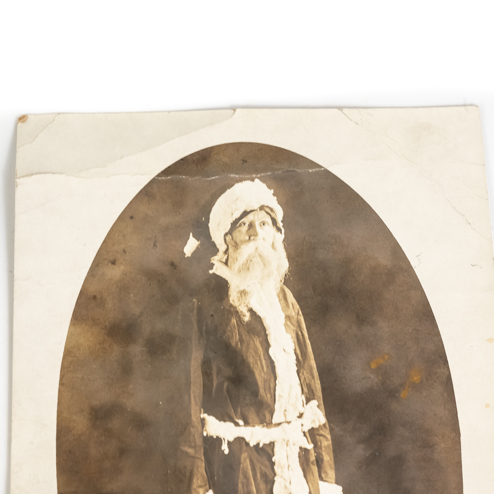 Vintage Santa Claus Cabinet Card Portrait