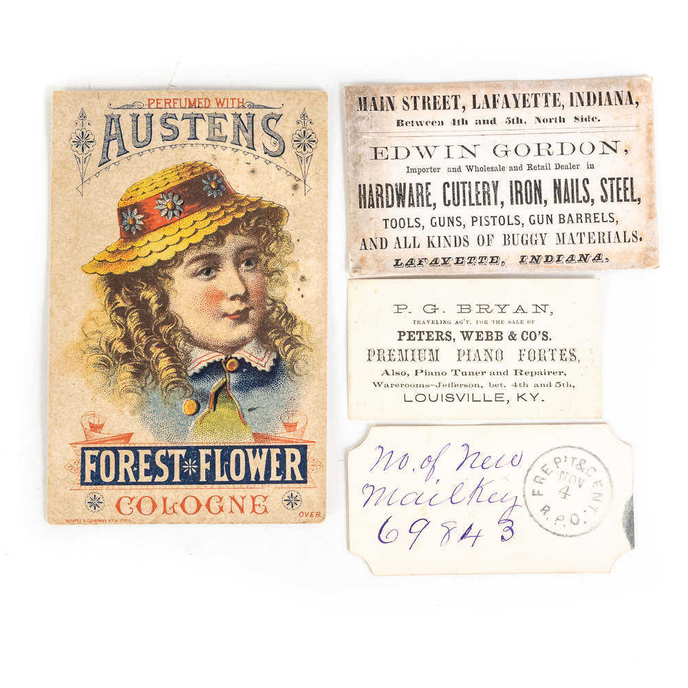 (4) Collection of 19th C American Advertising