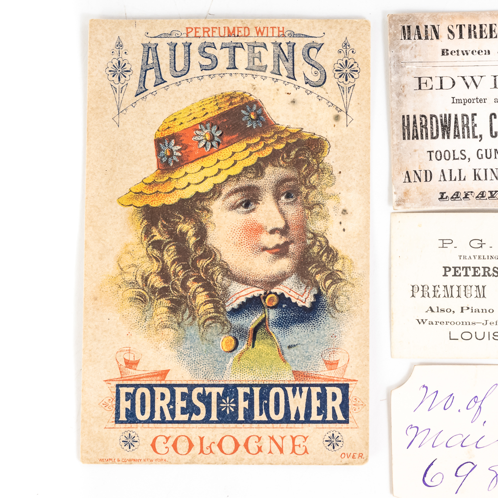 (4) Collection of 19th C American Advertising