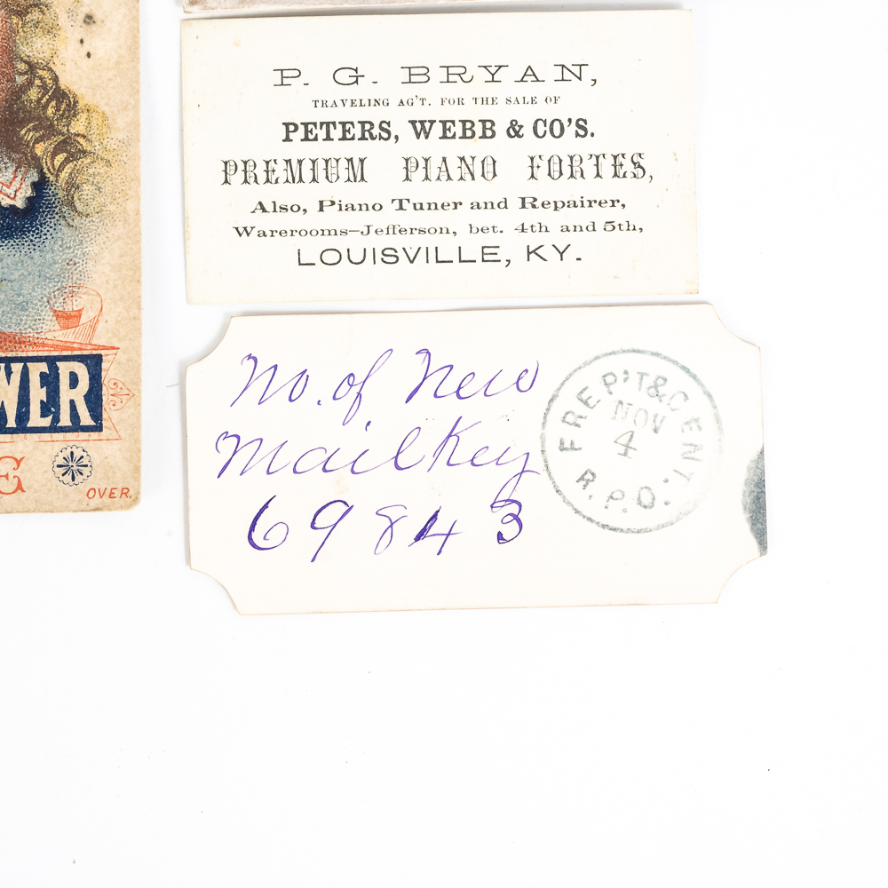 (4) Collection of 19th C American Advertising