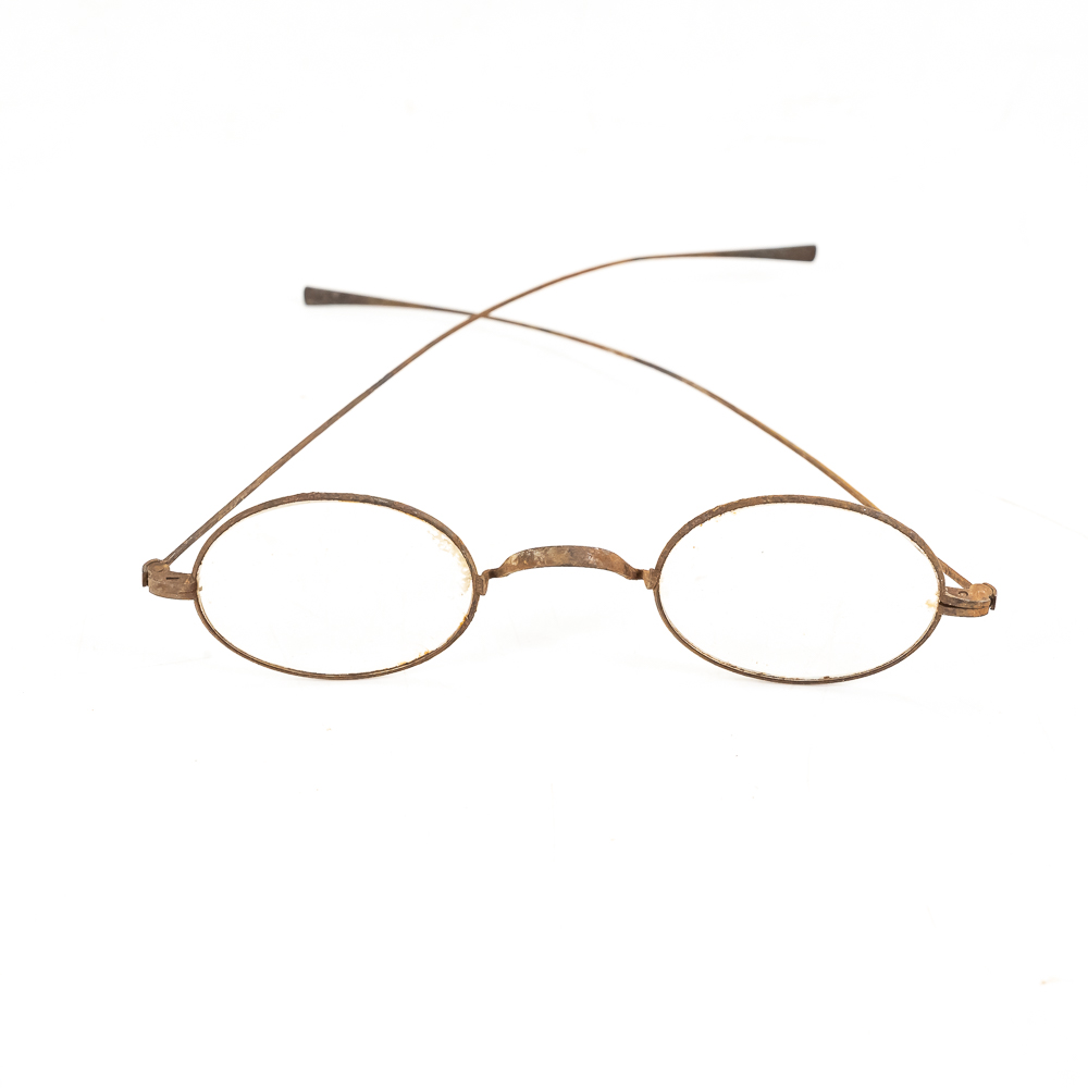 (2) Antique Wire-Rim Spectacles