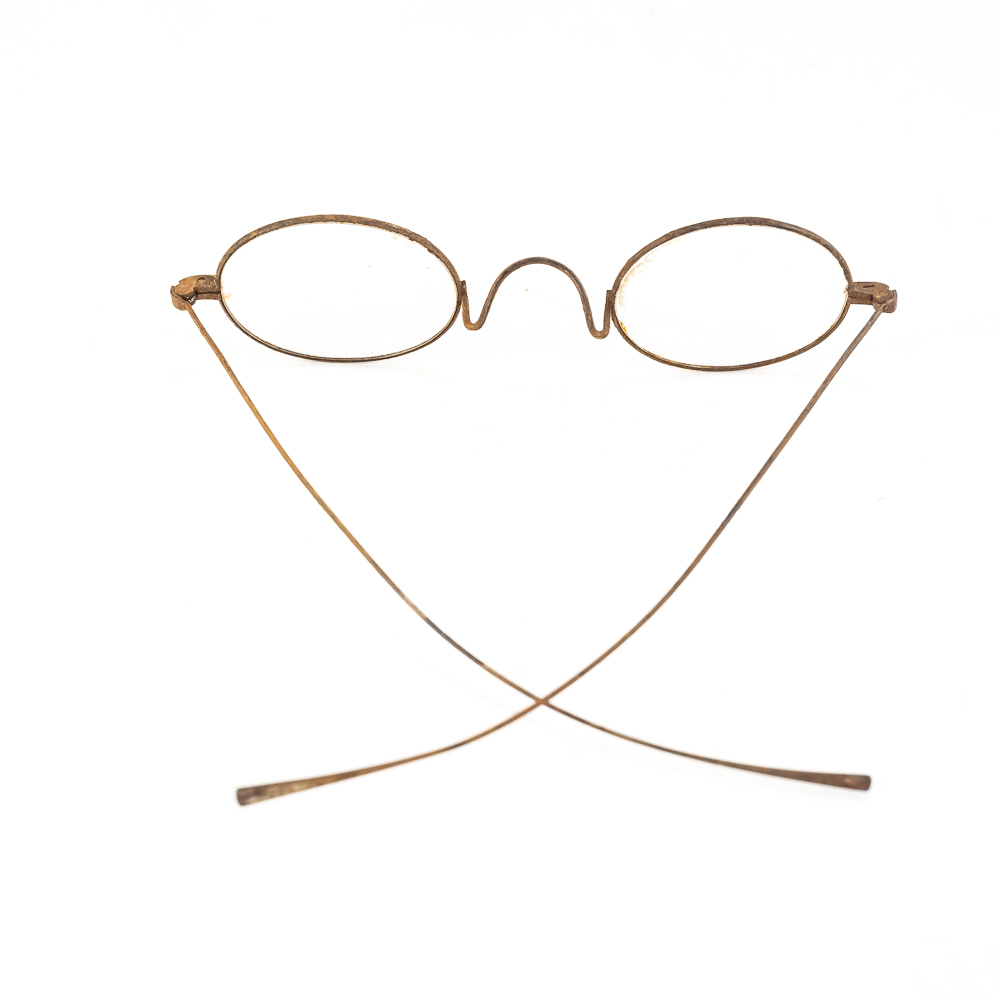 (2) Antique Wire-Rim Spectacles