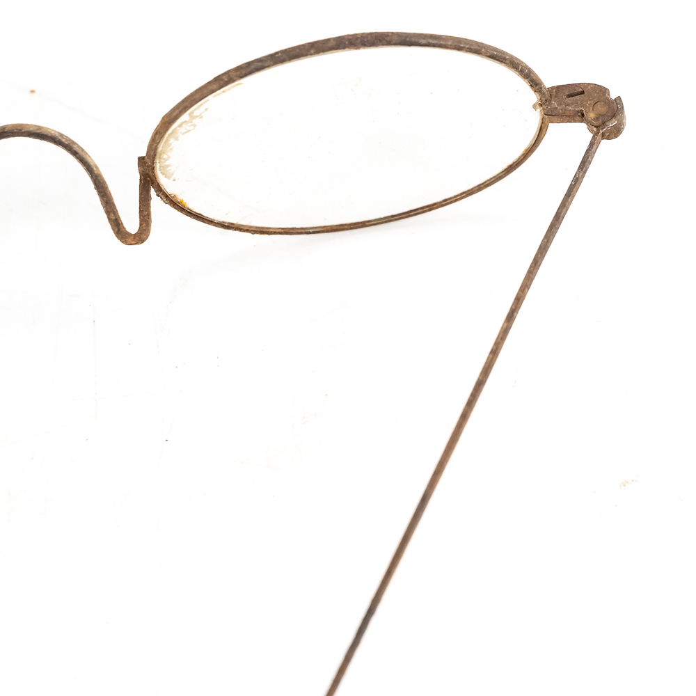 (2) Antique Wire-Rim Spectacles