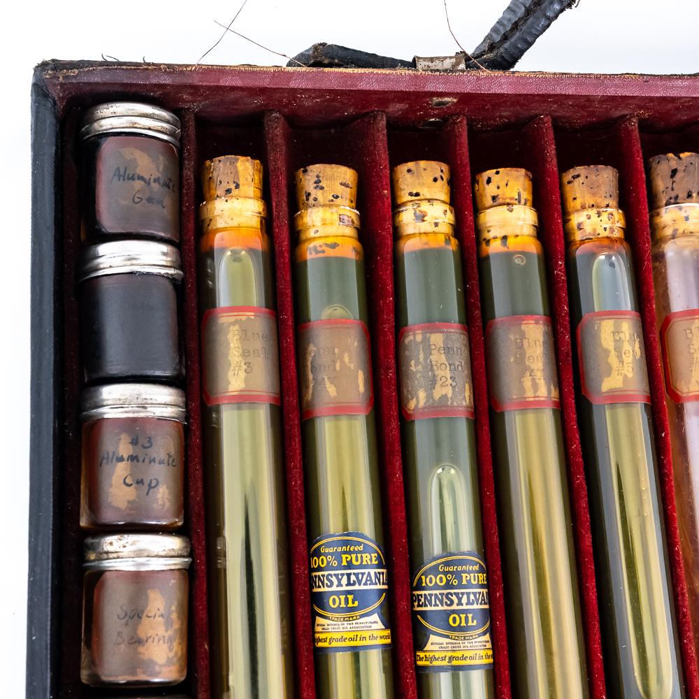 Vintage Salesman's Oil Sample Kit