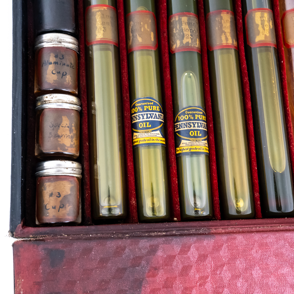 Vintage Salesman's Oil Sample Kit