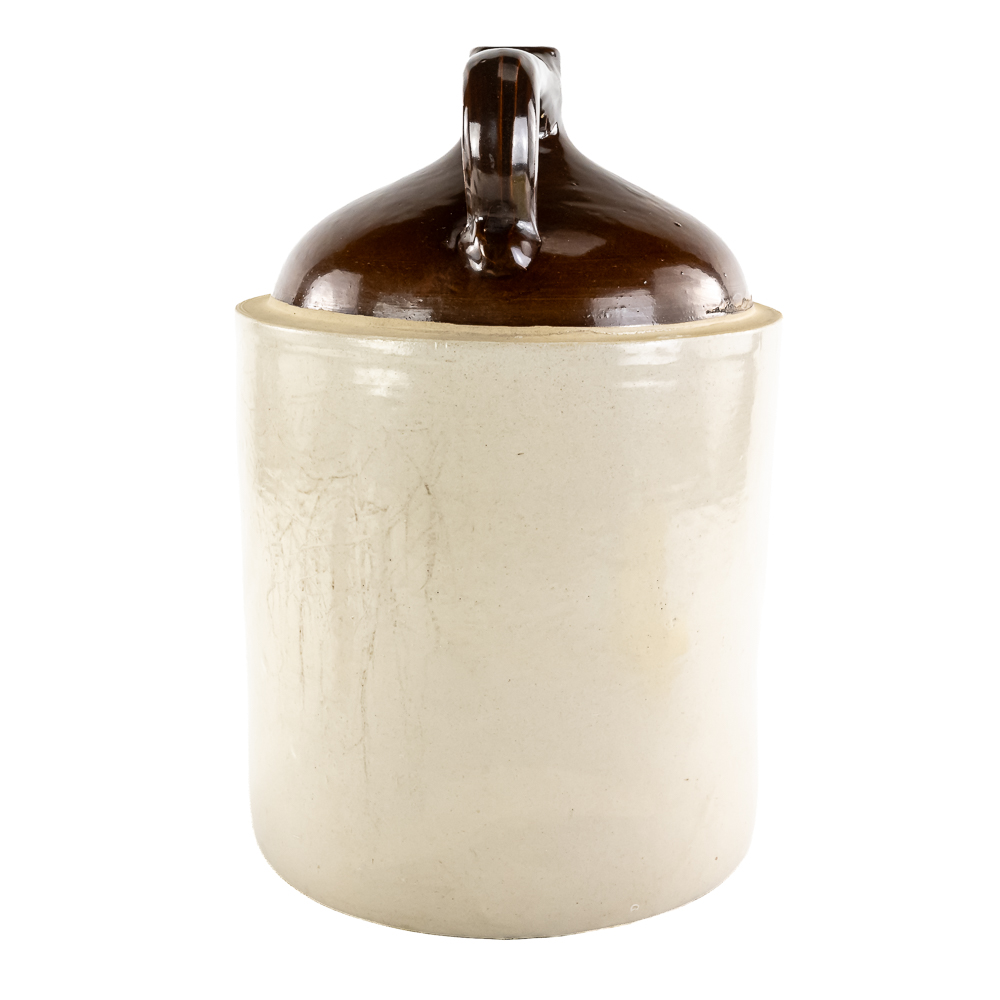 Antique Western Stoneware 5-Gallon Two-Tone Jug