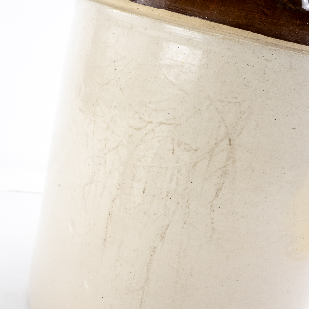 Antique Western Stoneware 5-Gallon Two-Tone Jug