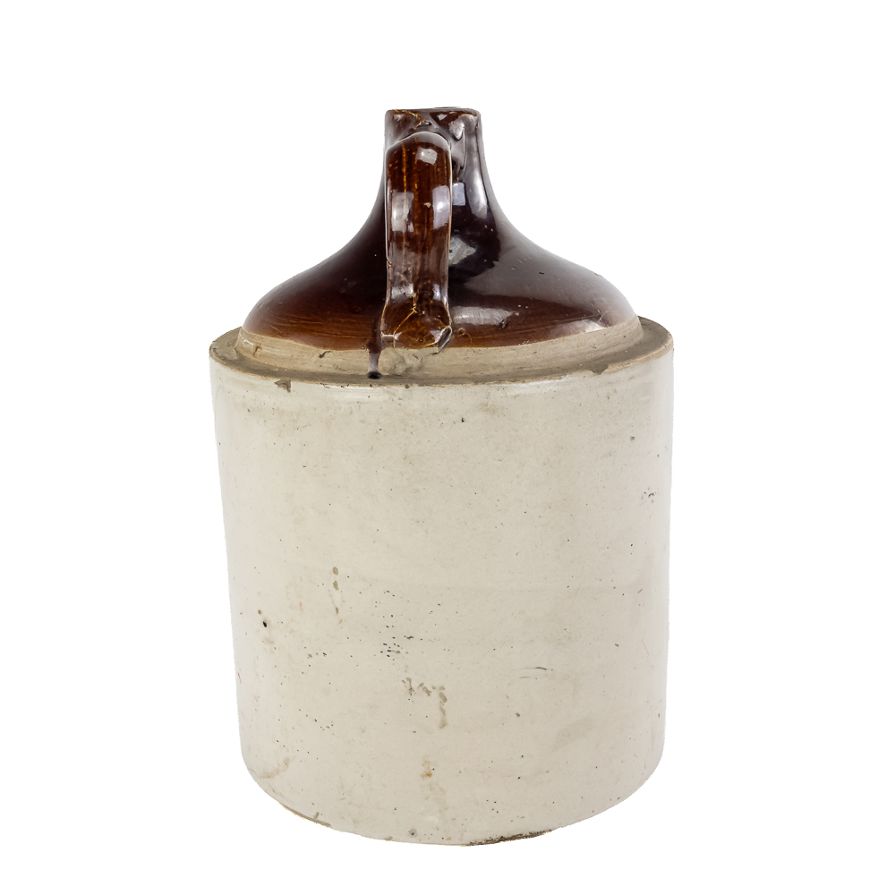 (2) Antique 1/2 & 2-Gallon Stoneware Jugs