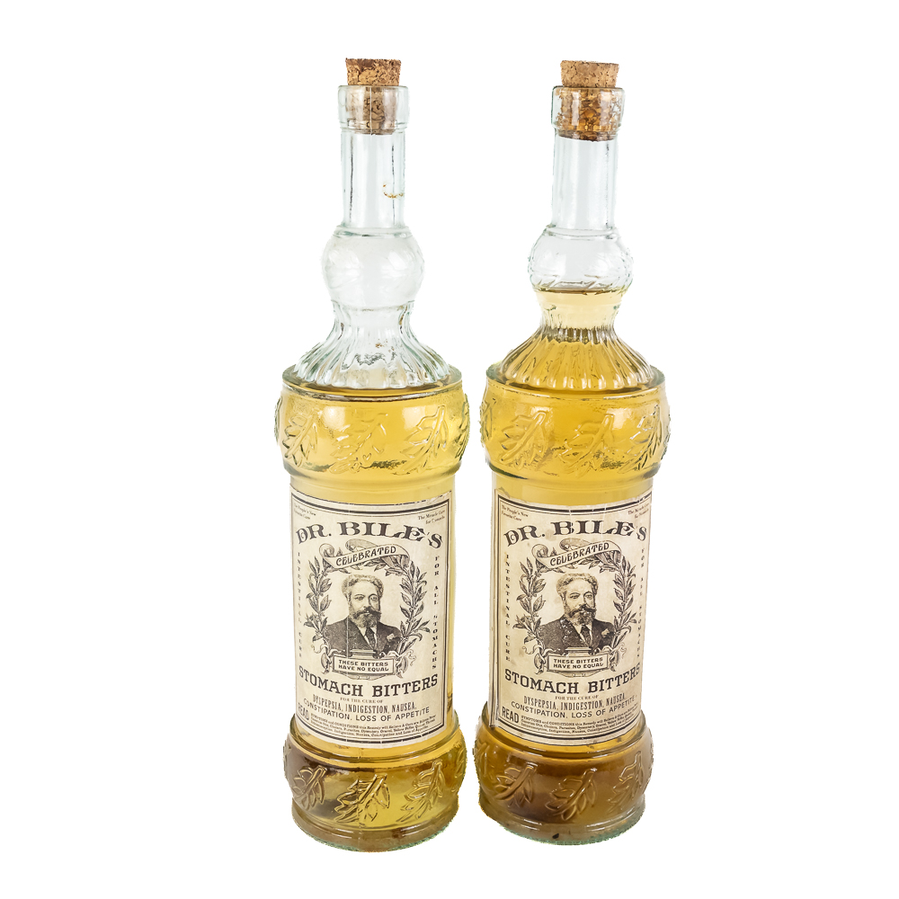 (4) Dr. Biles' Stomach Bitters Medicinal Tonic