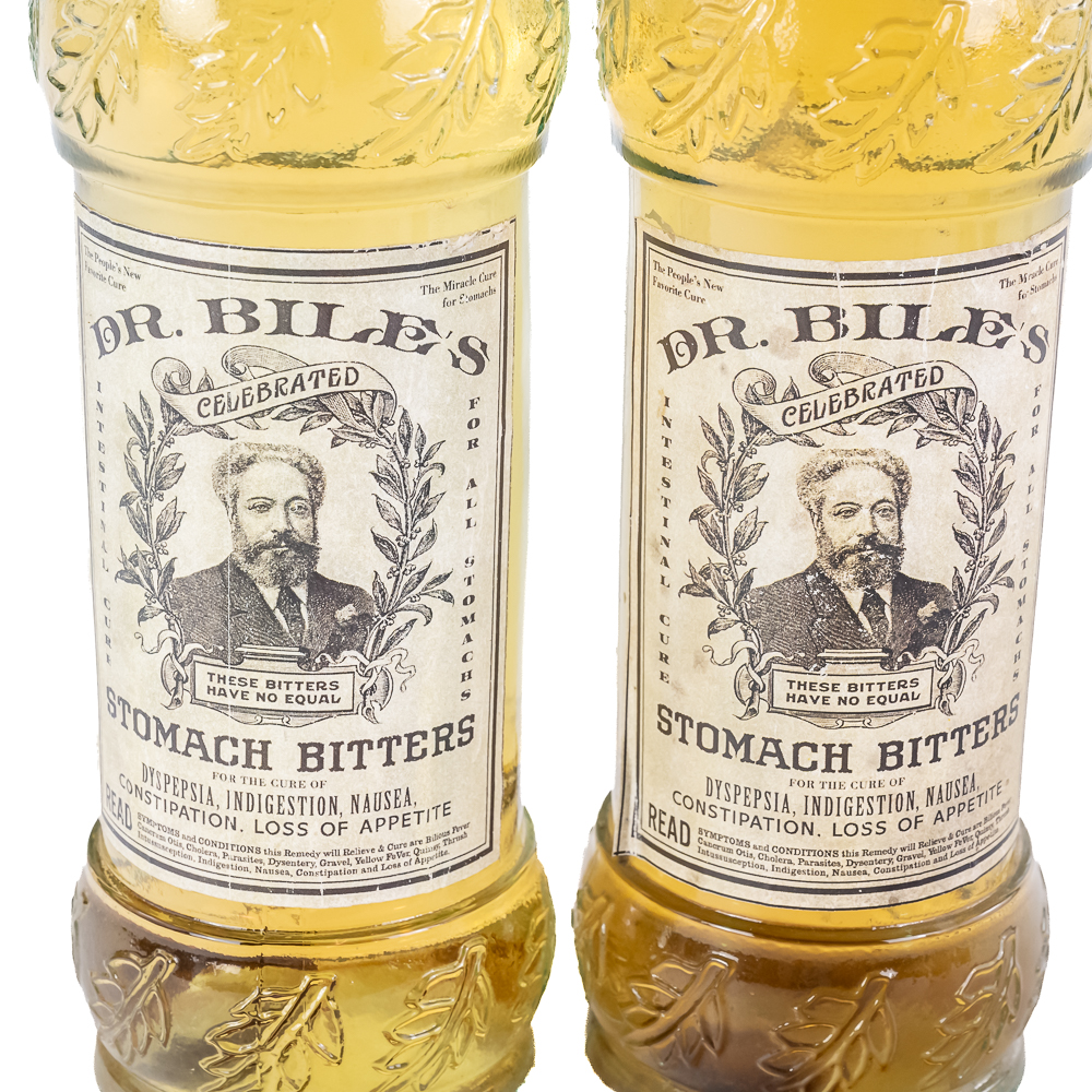 (4) Dr. Biles' Stomach Bitters Medicinal Tonic