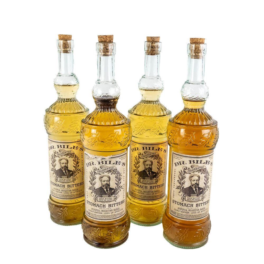 (4) Dr. Biles' Stomach Bitters Medicinal Tonic