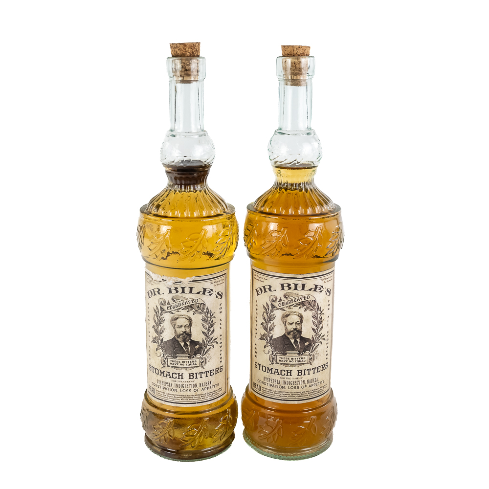 (4) Dr. Biles' Stomach Bitters Medicinal Tonic