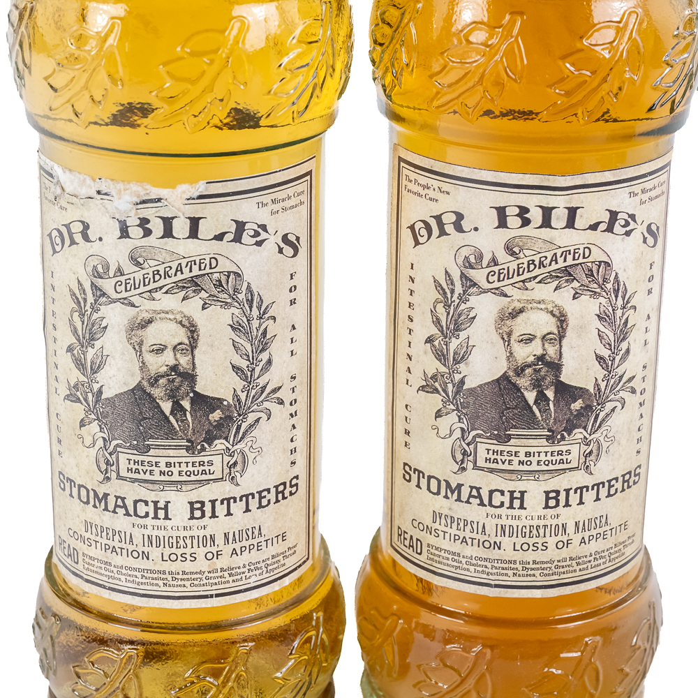 (4) Dr. Biles' Stomach Bitters Medicinal Tonic