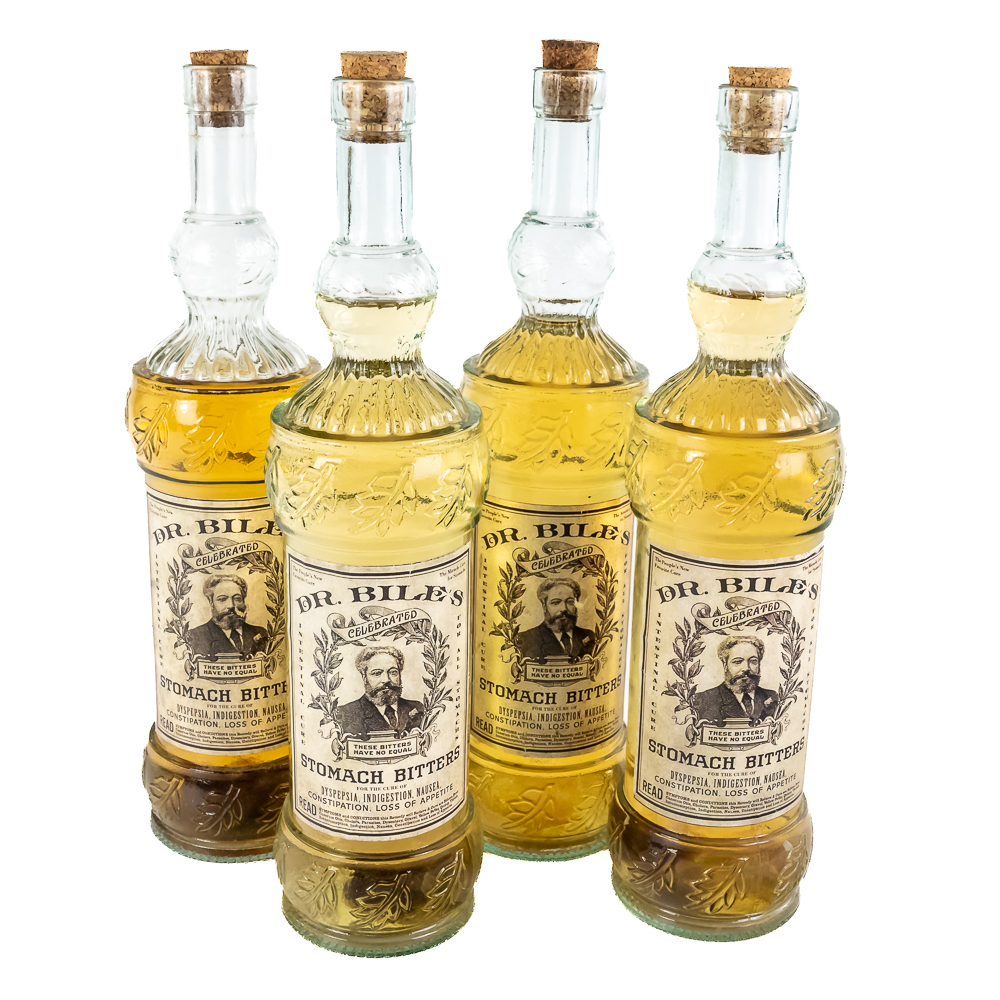 (4) Dr. Biles' Stomach Bitters Medicinal Tonic