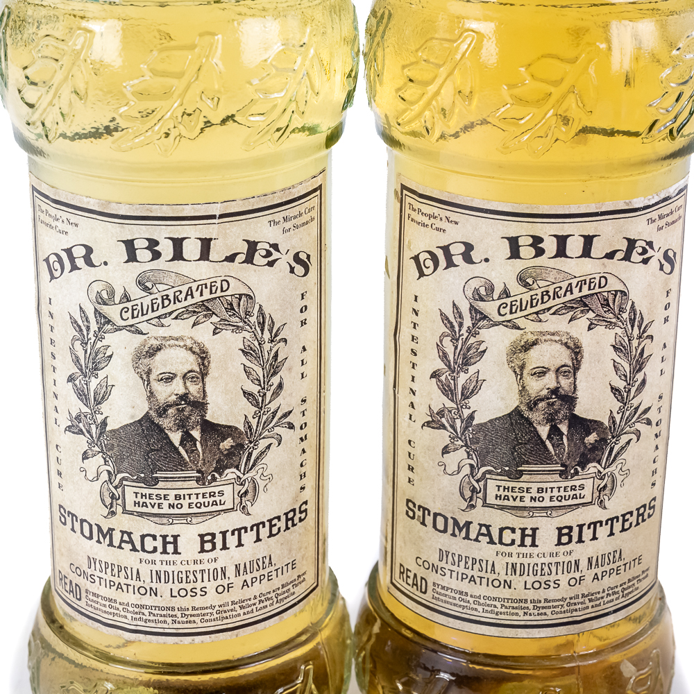 (4) Dr. Biles' Stomach Bitters Medicinal Tonic