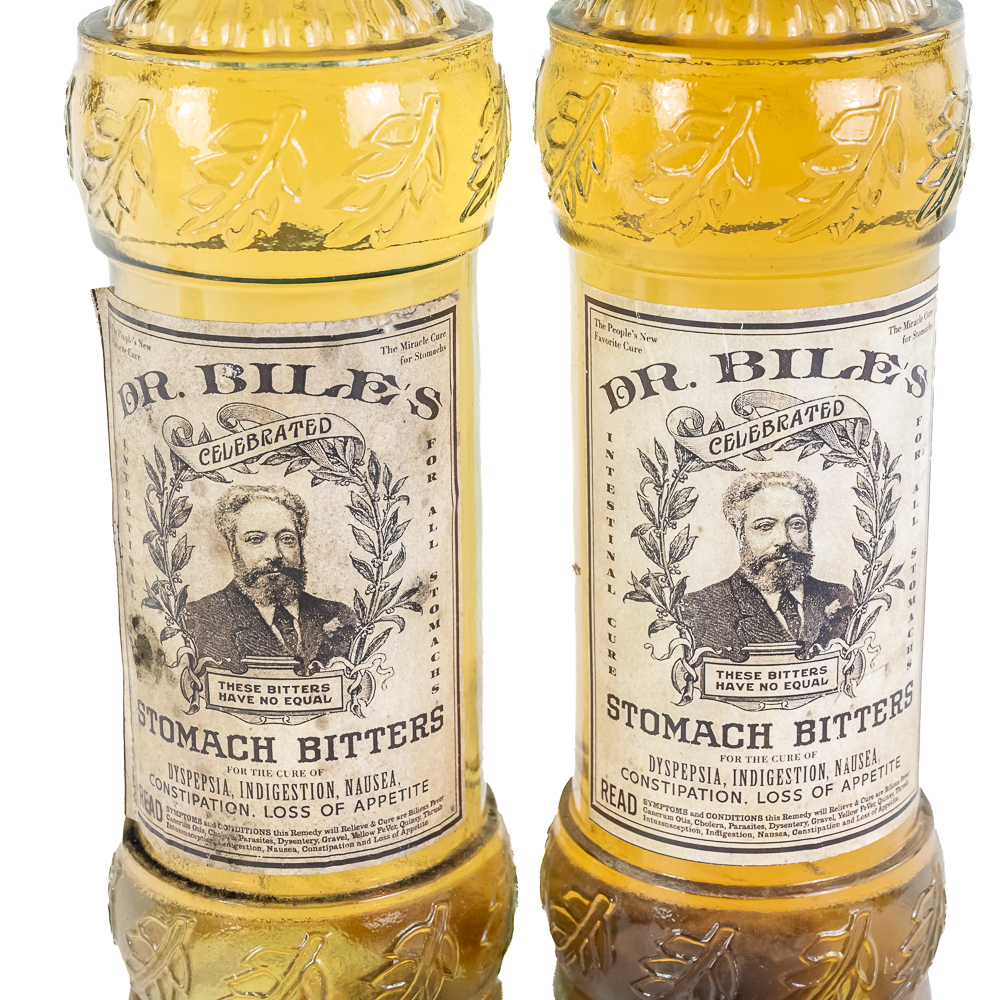 (4) Dr. Biles' Stomach Bitters Medicinal Tonic
